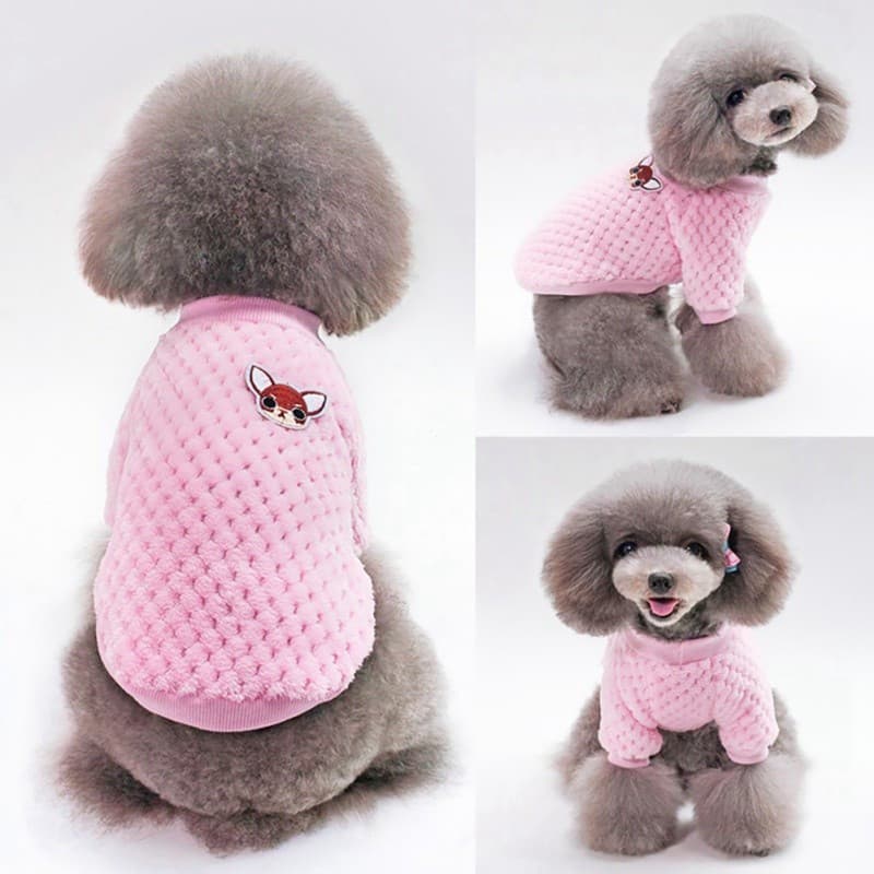 Roupas de Inverno Quentes e Macias para Cães Pequenos, Gatos e Cães, Casaco para Shih Tzu, Chihuahua, Bulldog, Teddy. GS