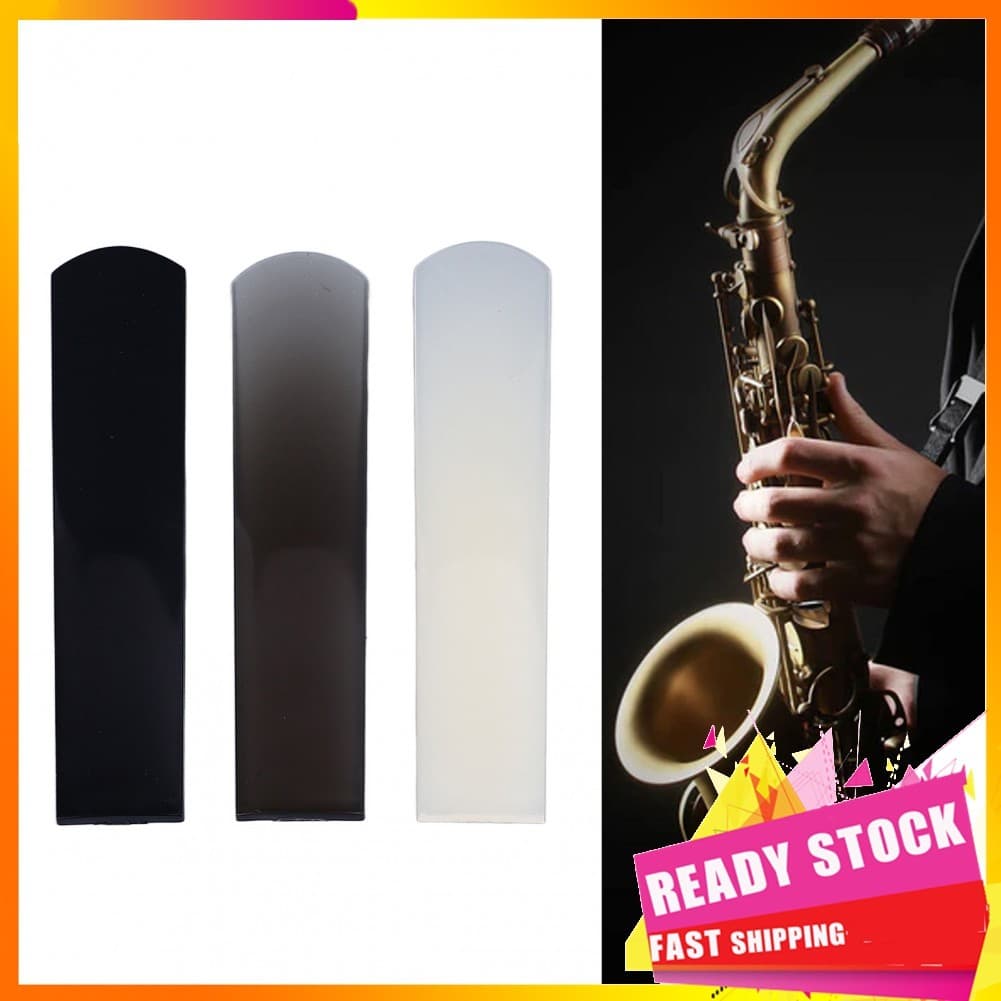 Gfgfgfgg Acouto 3 unidades de palhetas de saxofone alto profissional 2.5 para jogadores iniciantes de baixa emissividade