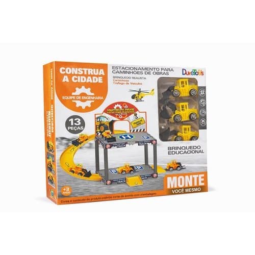 Pista Carrinho Montavel Brinquedo Educativo Posto Engenharia Criativa Divertido Infantil
