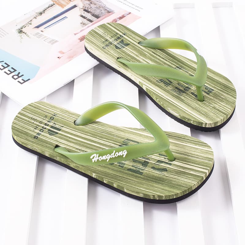 Chinelos masculinos jovens verão antiderrapante sandálias ao ar livre flip-flops chinelos masculinos chinelos de borrach