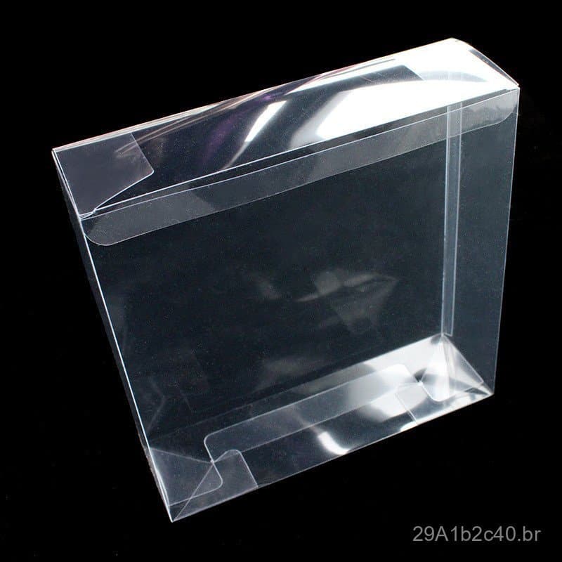 Caixa transparente para embalagem de faixas de cabelo, caixa para laços de cabelo de festa, caixa para conjunto de acess