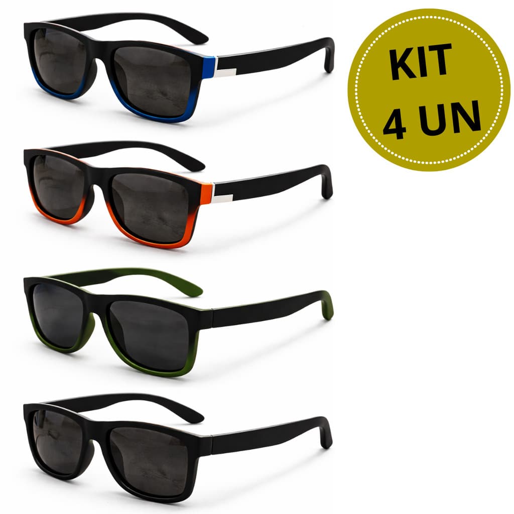 KIT 4 Óculos De Sol Moda Verão com proteção uv400 Esportes Ciclismo Condução Pesca