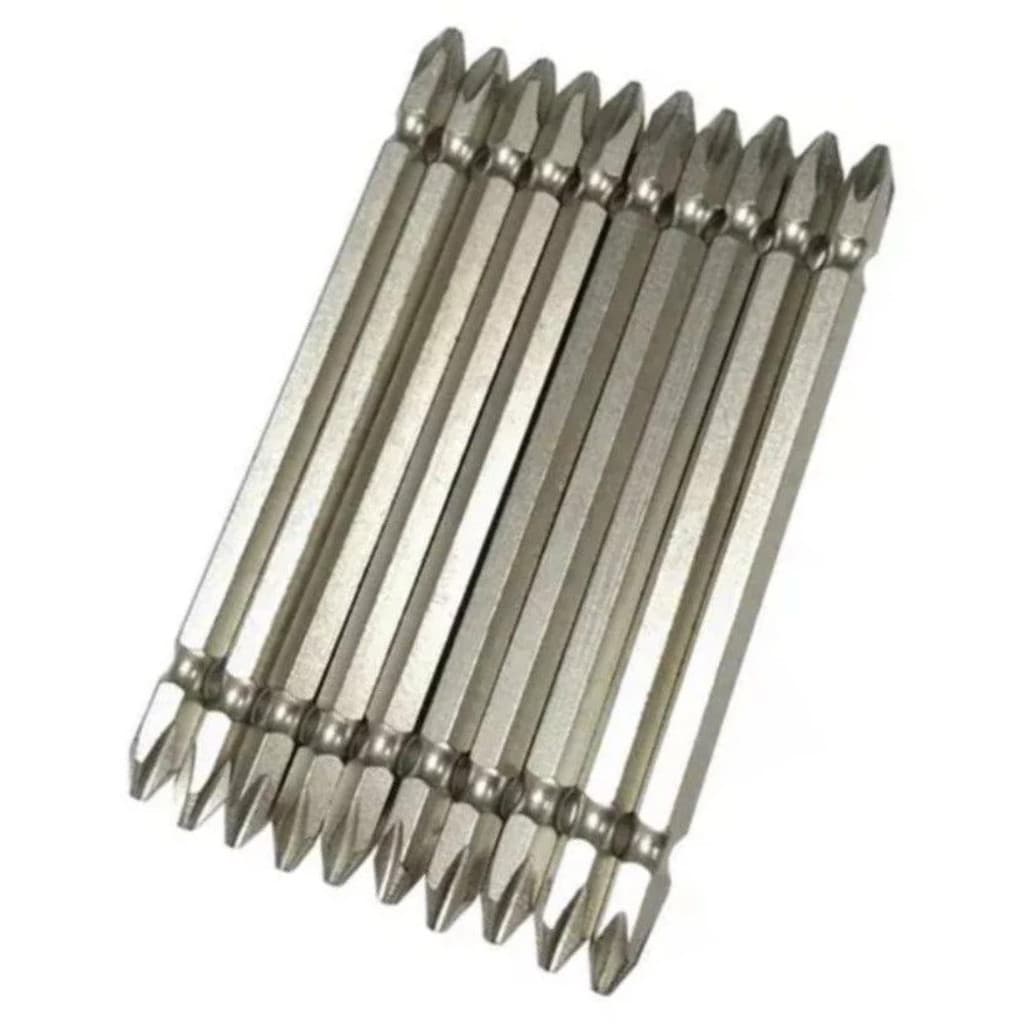 Ponteira Phillips Dupla Imantada 1/4 Kit 10 Pecas