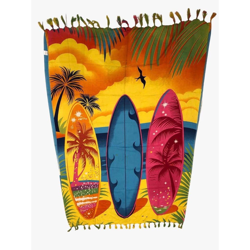 Canga Estampada de Praia Surf Pôr do Sol-912