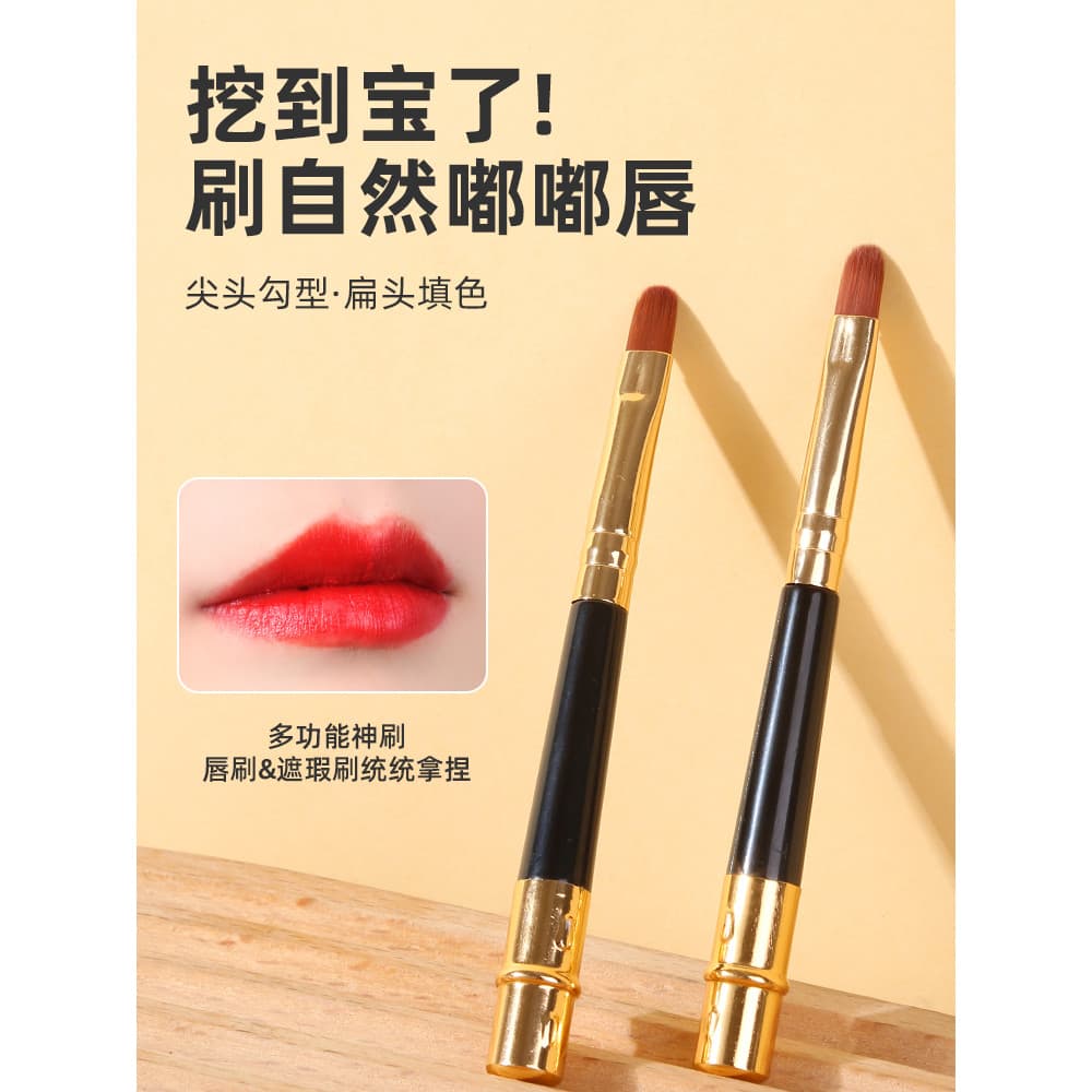 Pincel retrátil para lábios, batom, sombra, portátil, caneta de beleza, esteticista, maquiagem, artista, dedicado, à pro