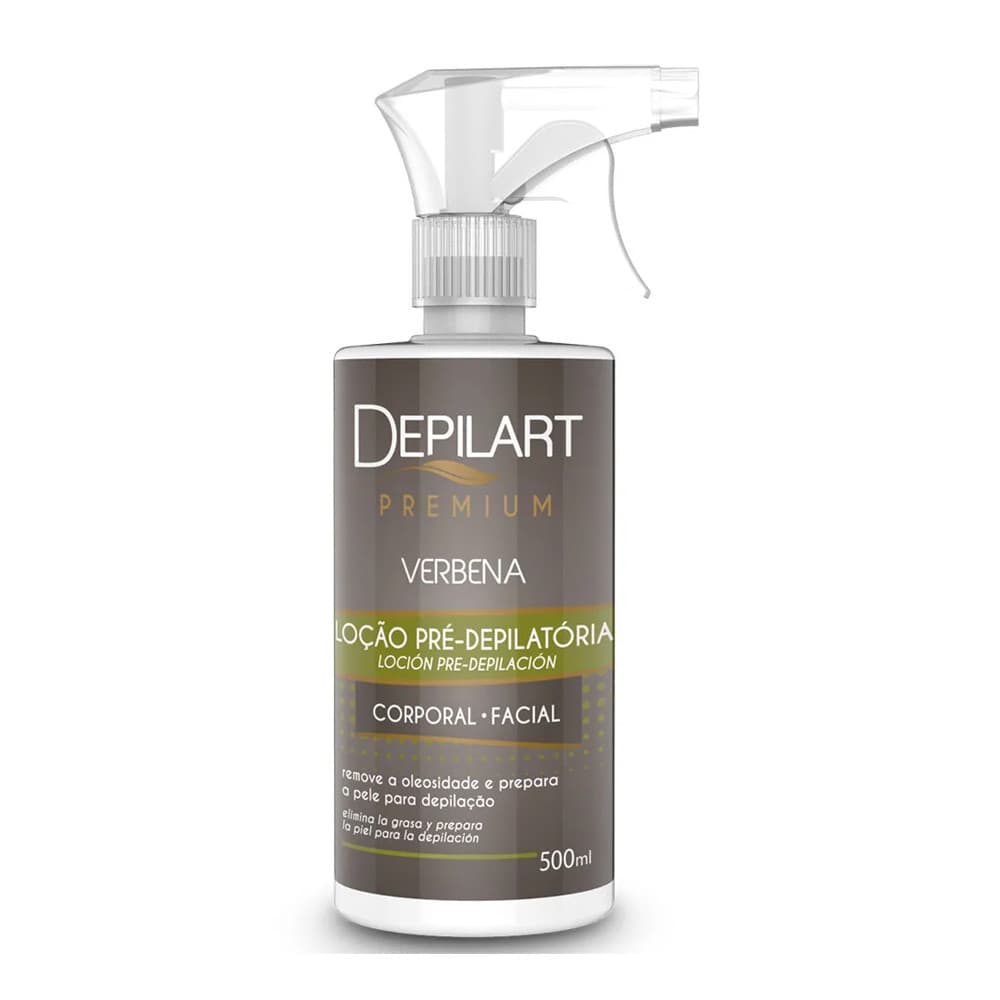 500ml - Loção Pré Depilatória Verbena Depilart