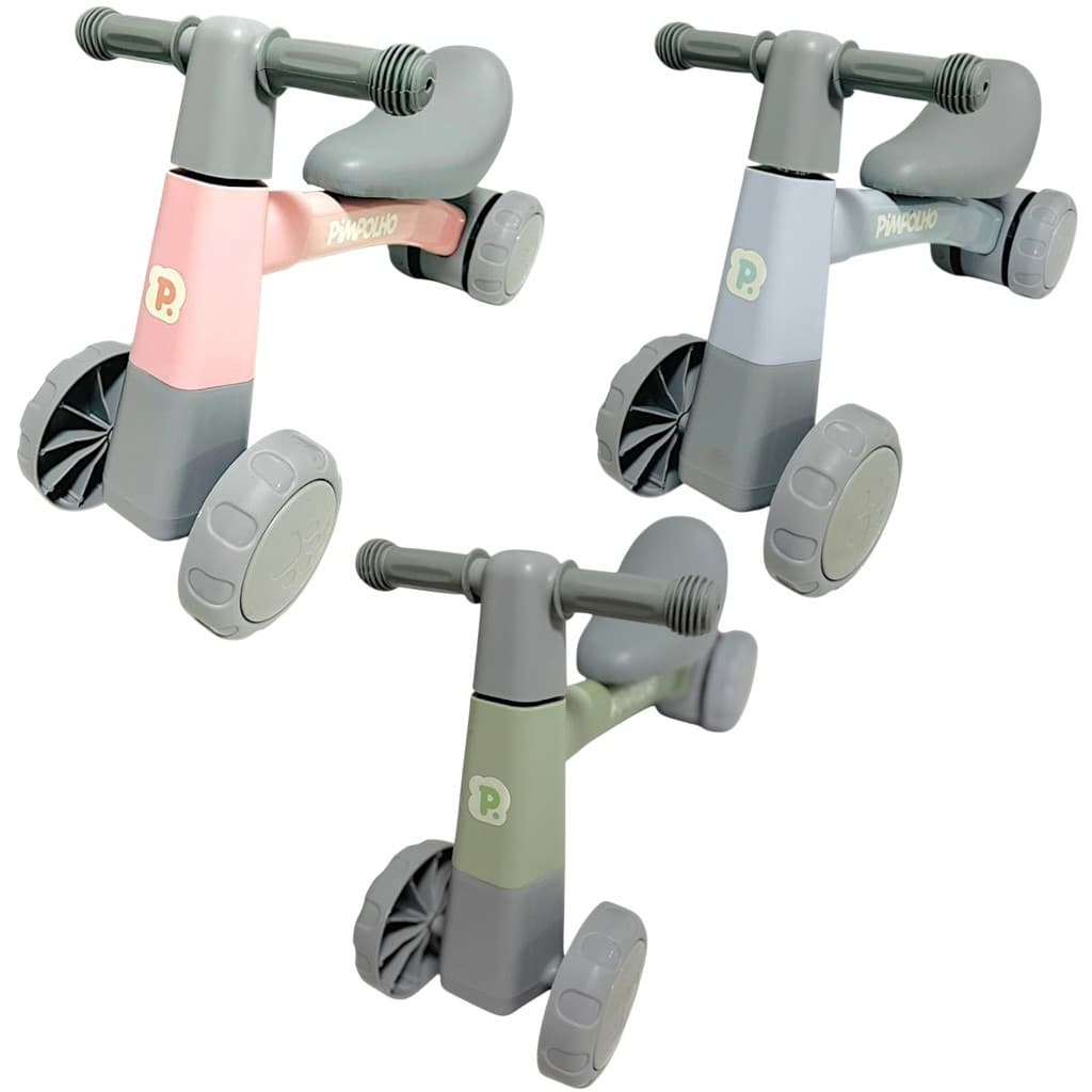 Bicicleta De Equilíbrio Infantil Sem Pedal Pimpolho Bêbe