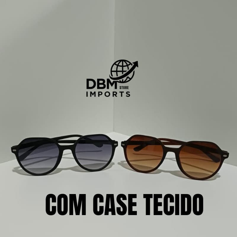 Óculos de Sol Retrô Redondo Unissex – Proteção UV400 + ENVIO IMEDIATO