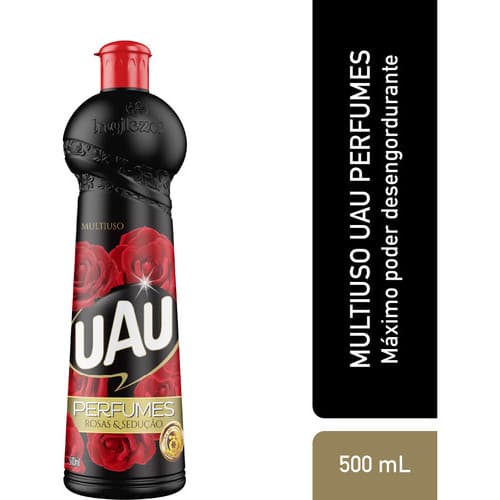 Limpador Uau Multiuso Perfumes Rosas & Sedução Em Squeeze