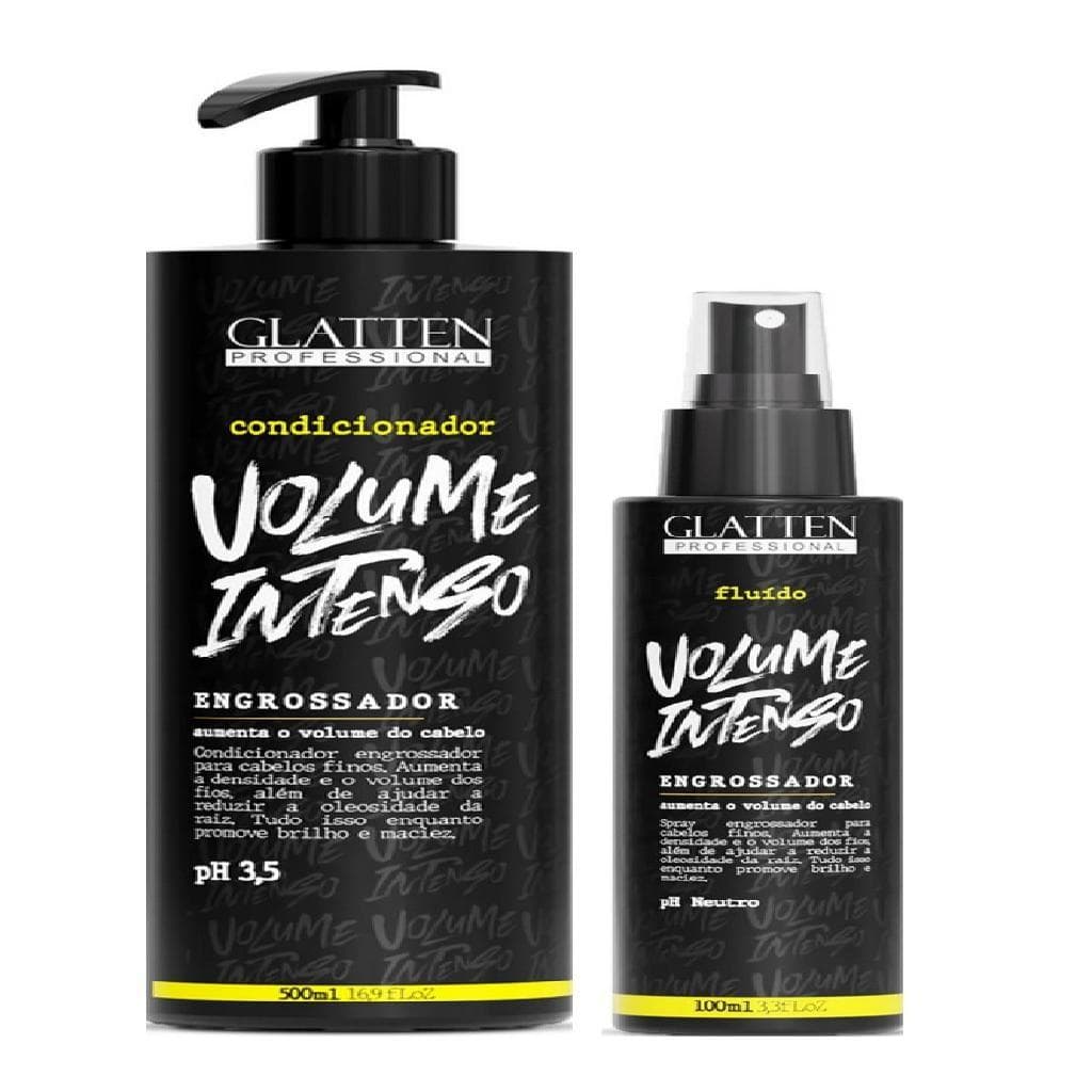 Glatten Volume Intenso Condicionador e Fluído