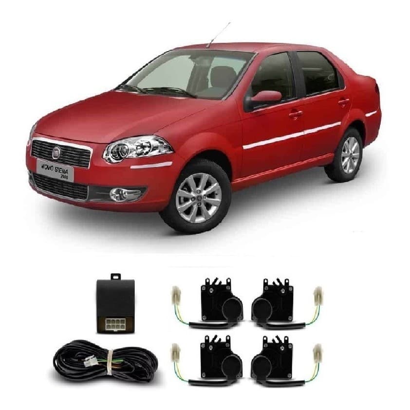 Kit De Trava Eletrica Siena 4 Portas 1996 A 2016 Original