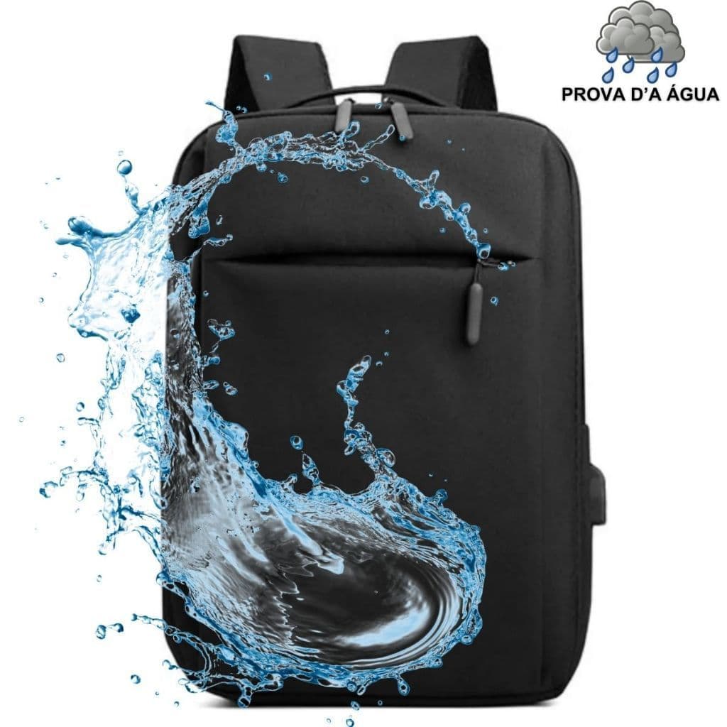 Mochila Multifuncional Masculina Colorida com Sistema Antifurto para Notebook