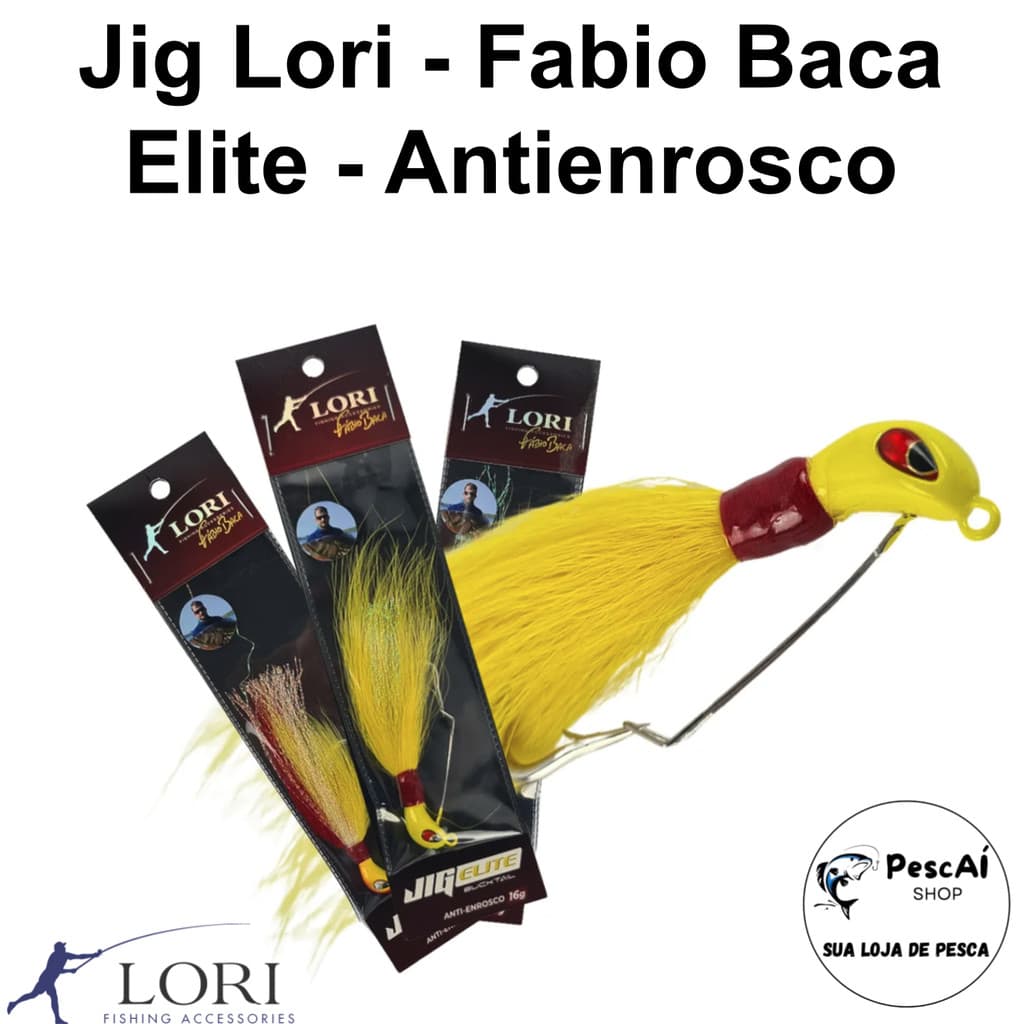 Isca Artificial - Lori Fishing - Jig - Fabio Baca Elite - Anti Enrosco - Tamanho M - 12 g - Tucunaré