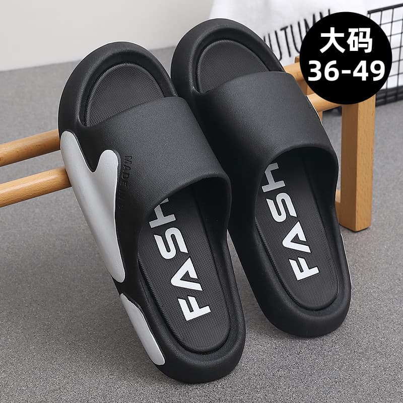 Chinelos de tamanho Extra grande masculino verão ao ar livre Wear casa interior 48 antiderrapante banho doméstico 49 san