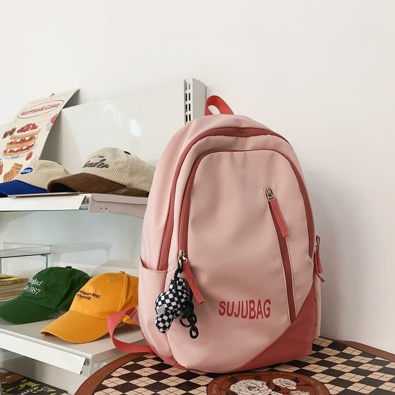 Novos alunos do ensino fundamental mochila meninas estudantes do ensino médio estudantes do ensino médio simples mochila