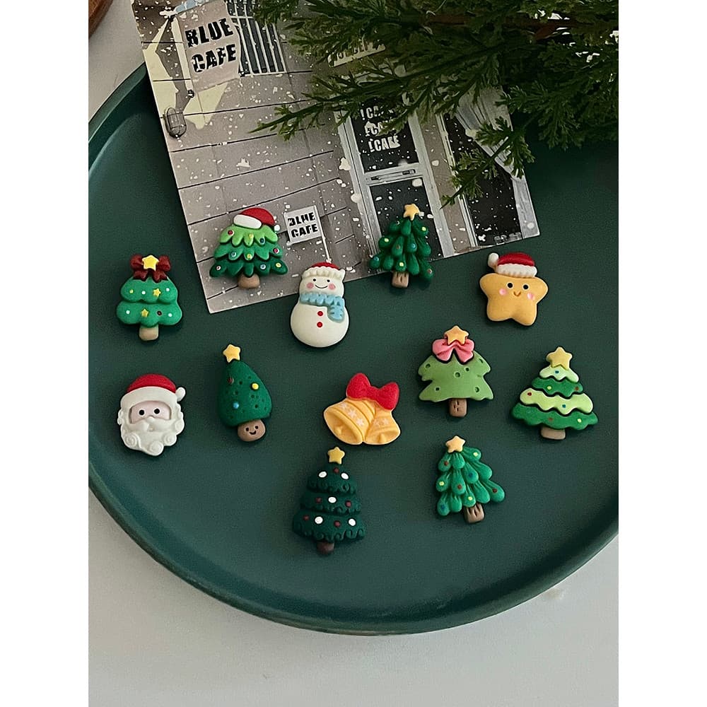Ins Mini bonito árvore de natal magnético Pushpin decoração geladeira adesivo magnético foto personalidade criativa bone