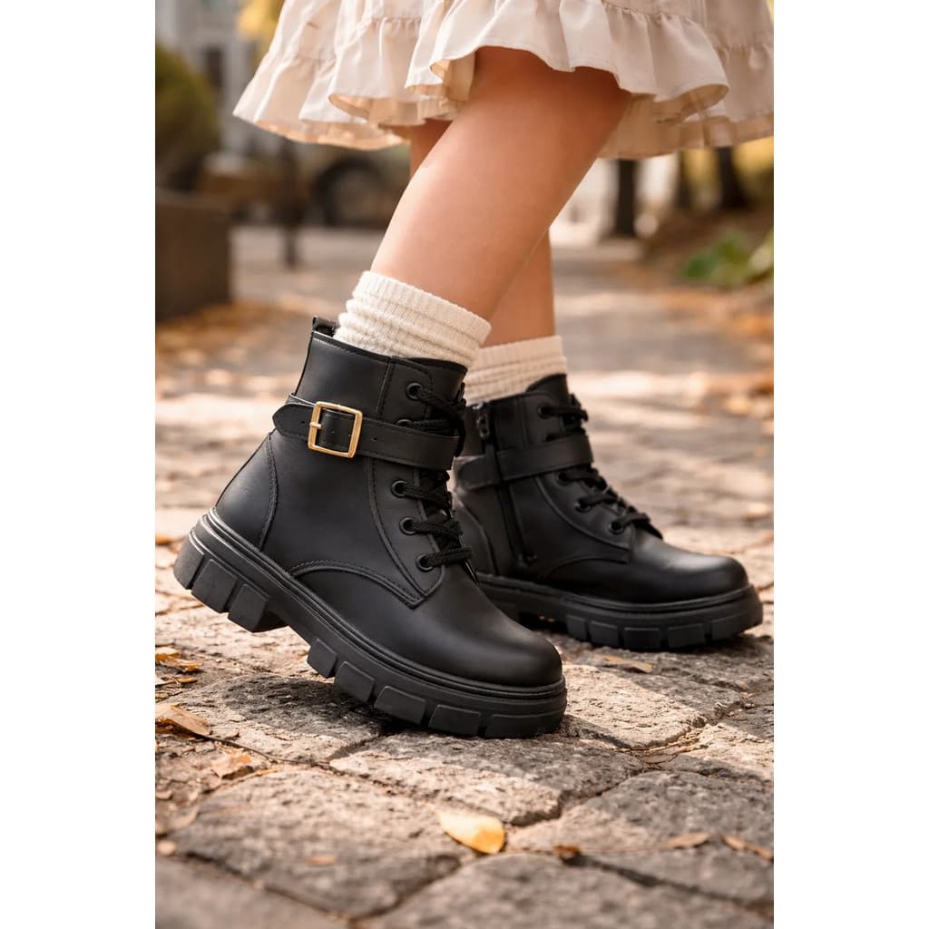 Coturno Infantil Bota Meninas Pamplim Lançamento Inverno