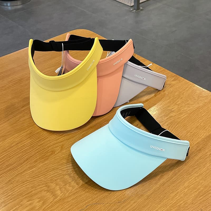 Série de tecnologia versão coreana Anti-ultravioleta UV aba longa oco chapéu feminino verão ao ar livre protetor solar c