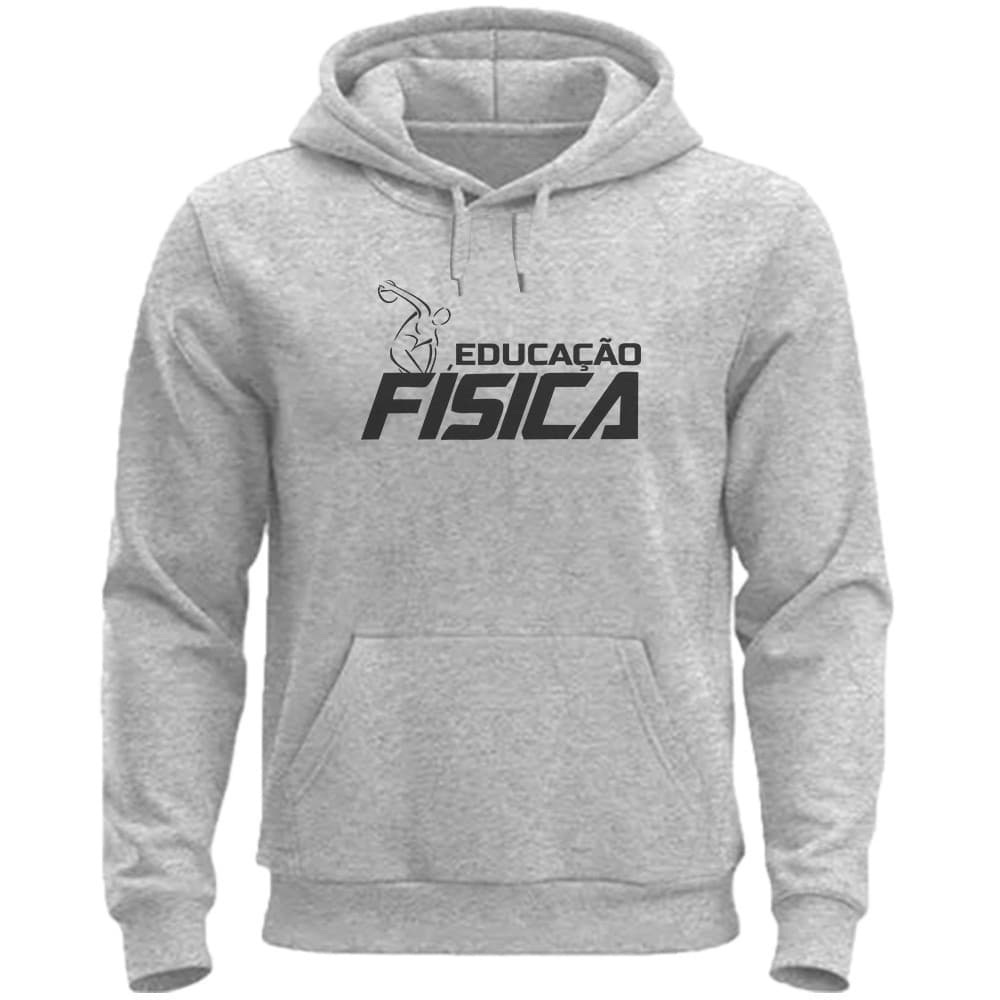 Moletom Curso Educação Fisica Blusa de Frio Professor Unissex Canguru Com Bolso Masculino Feminino BearStreetwear