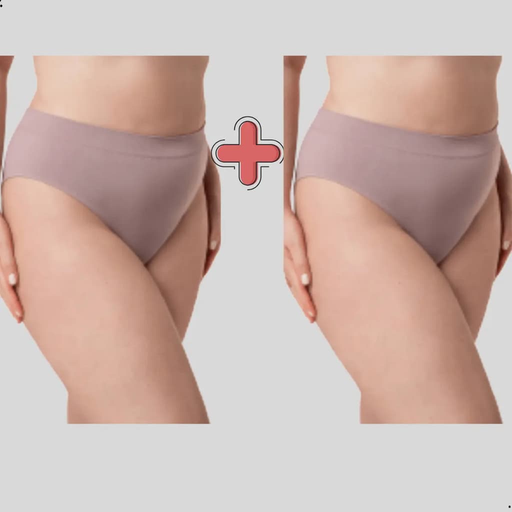 Kit Calcinha Plus Size Cintura Alta Lupo Original Gestante Grávida Maternidade Enxoval