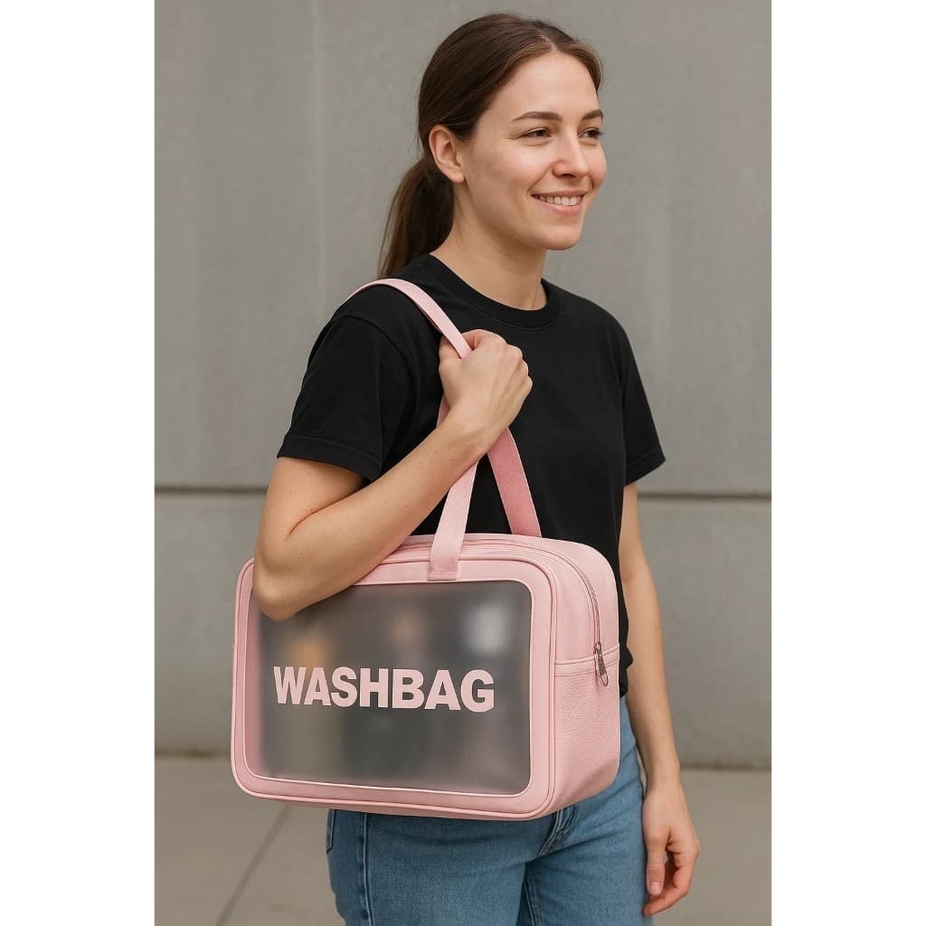 Necessaire Feminina Grande Organizadora Estampada Alça Bolsa Maquiagem Viagem Zíper Triplo