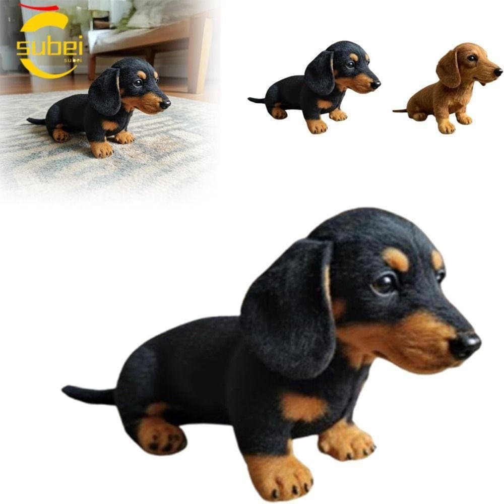 SUBEI Bichos De Pelúcia , Brinquedo Cachorro Fofo De Simulação , Travesseiro Realista De Movimento Natural Imita