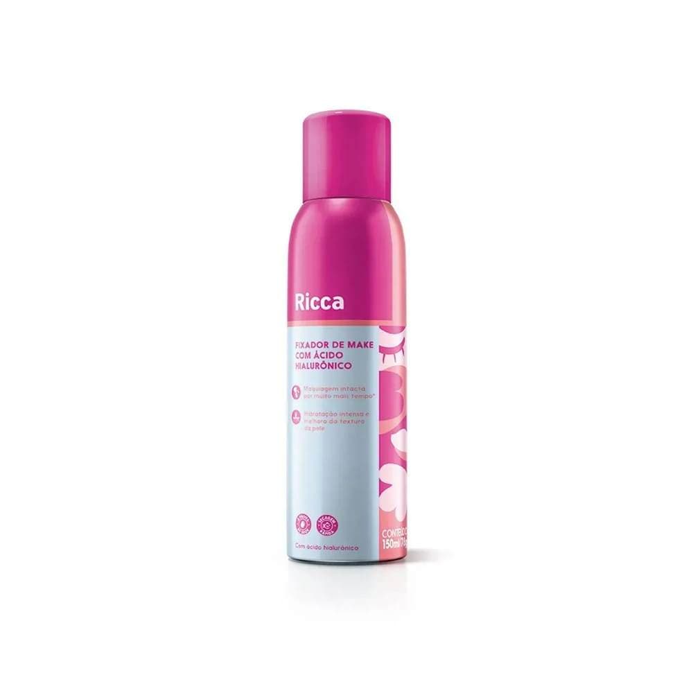 Fixador de Make 150ml Ácido Hialurônico, Hidratação e Longa Duração - Ricca