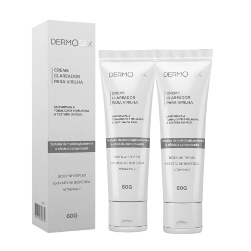 Kit 2 Creme Clareador para Virilha Dermosex