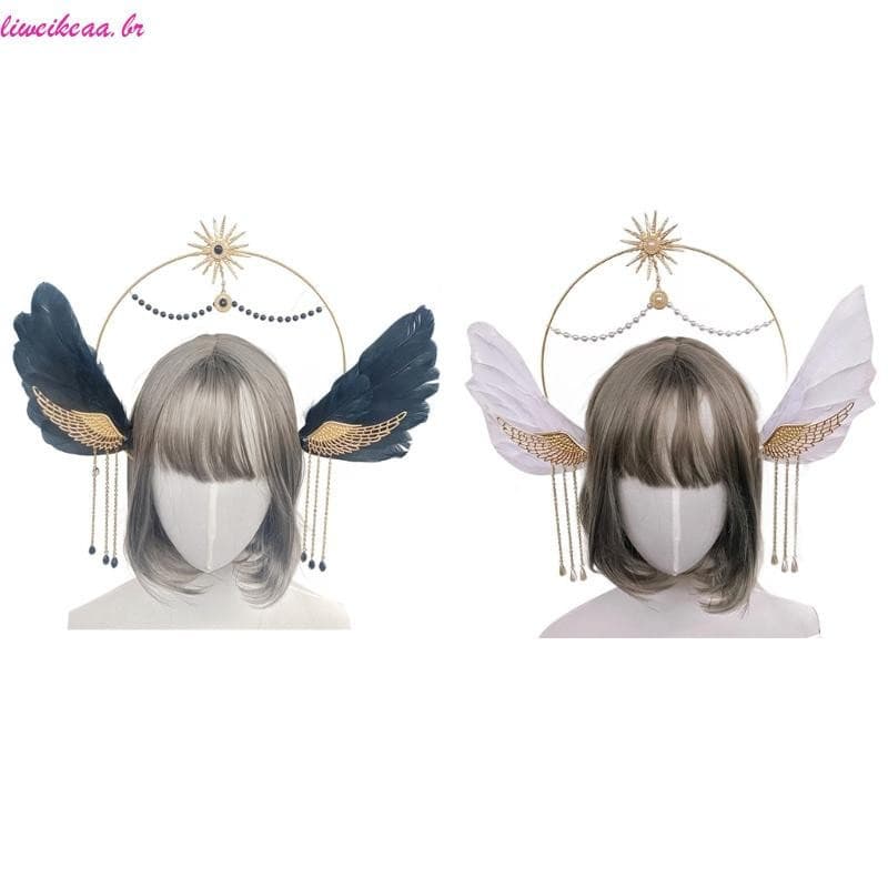 Liweikea Tiara Coroa Bandana Virgem-Mary Halo-Peça Feminina Faixa Cabelo