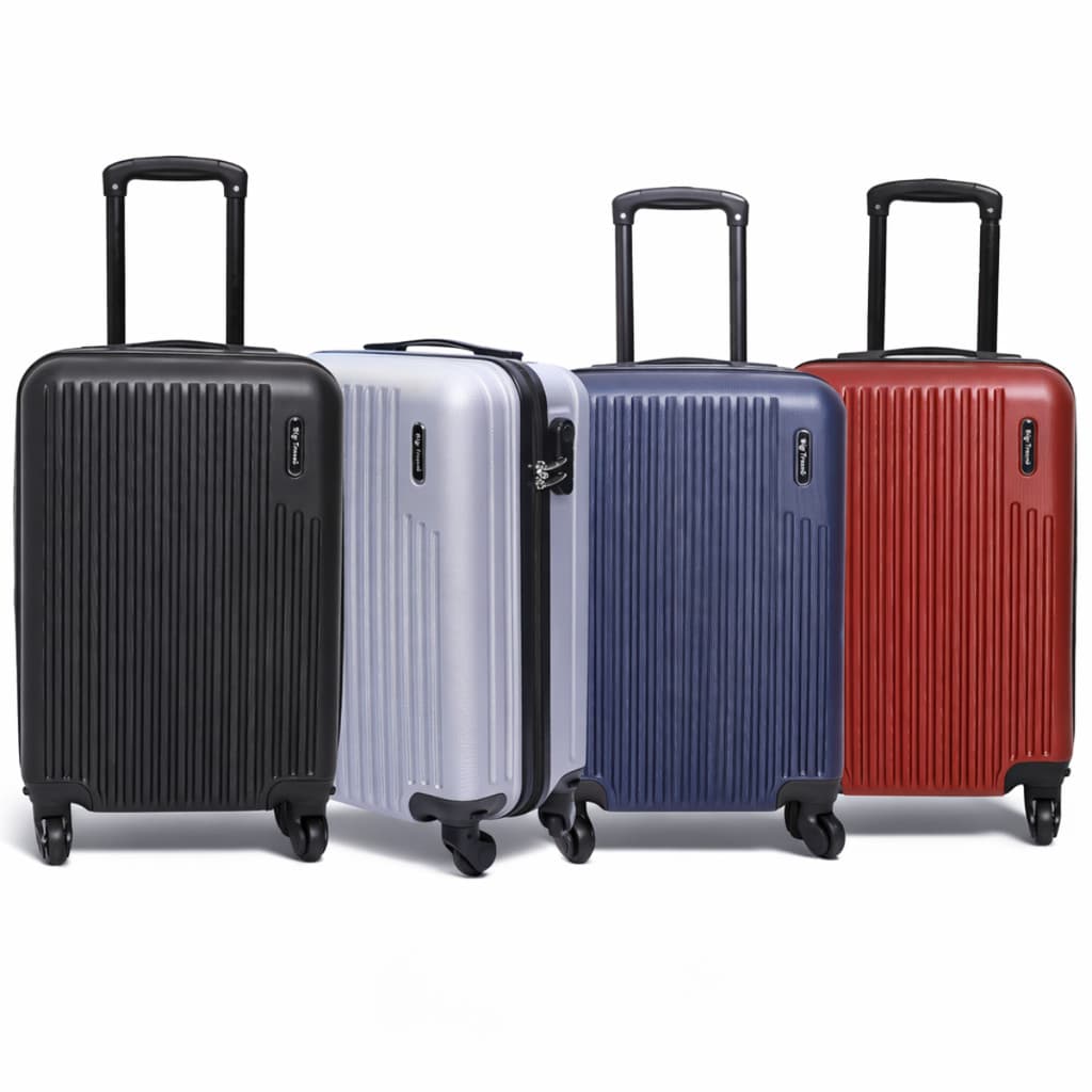 Mala Para Viagem Bordo 10kg Abs Com Zíper Expansível Rodinhas 360° Removíveis Bagagens de mão