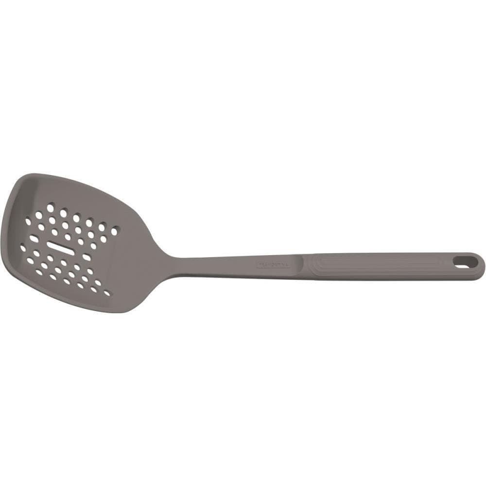 Talher Escumadeira Silicone Cinza