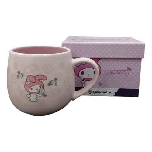 Caneca Maggie My Melody 400ml Colecionável Licenciado Sanrio Oficial