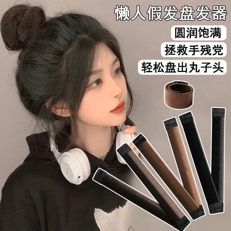 Bobina de cabelo bola cabeça fixação ferramenta útil acessórios para o cabelo feminino preguiçoso Bud cabeça Curling fer