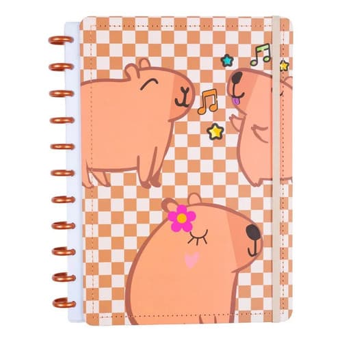 Caderno Grande G Capa Dura Disco Reposicionável