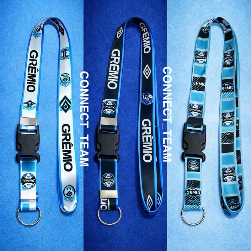 Chaveiro GREMIO Moto Cordão Tirante, Pescoço Crachá Fecho