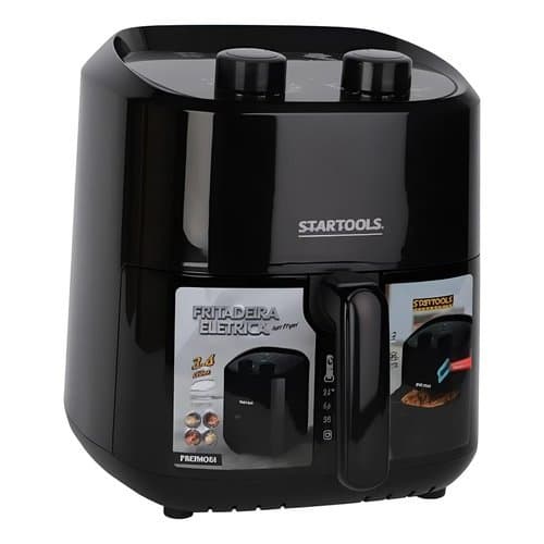Fritadeira Assar Sem Oleos 3 Litros Alta Potencia 1200 Watts Cozinha Facil Rapida