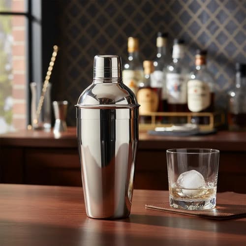 Coqueteleira Cobbler 500ml - Inox Ino