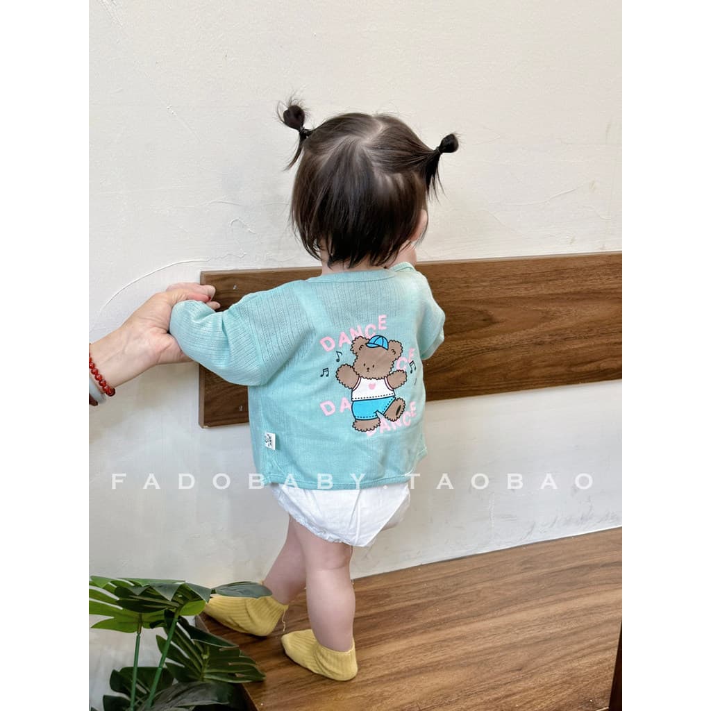 Bebê protetor solar roupas de verão infantil respirável fino Cardigan masculino feminino jaqueta de bebê All-Match ar co