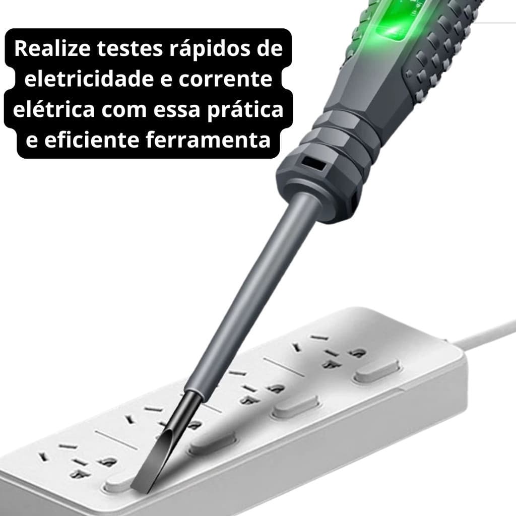 Chave de Teste de Energia Elétrica com Indicador em LED