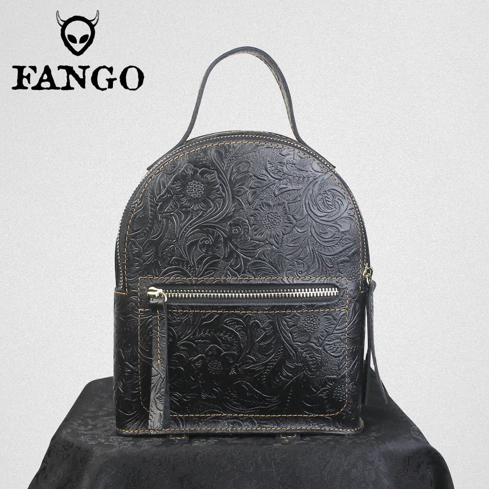 Mini mochila artesanal de couro genuíno, primeira camada de couro Casual, mochila de um ombro Diagonal, portátil, novo e