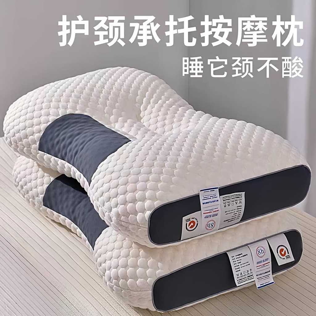 Travesseiro de salão de beleza cama de beleza SPA massagem travesseiro lavável não-colapso proteger coluna Cervical trav