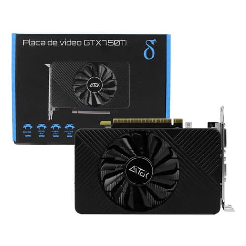 Placa De Vídeo Gamer Aitek Nvidia Gtx750 Ti Delta-gtx750ti-4g 4gb Gddr5 Full Hd