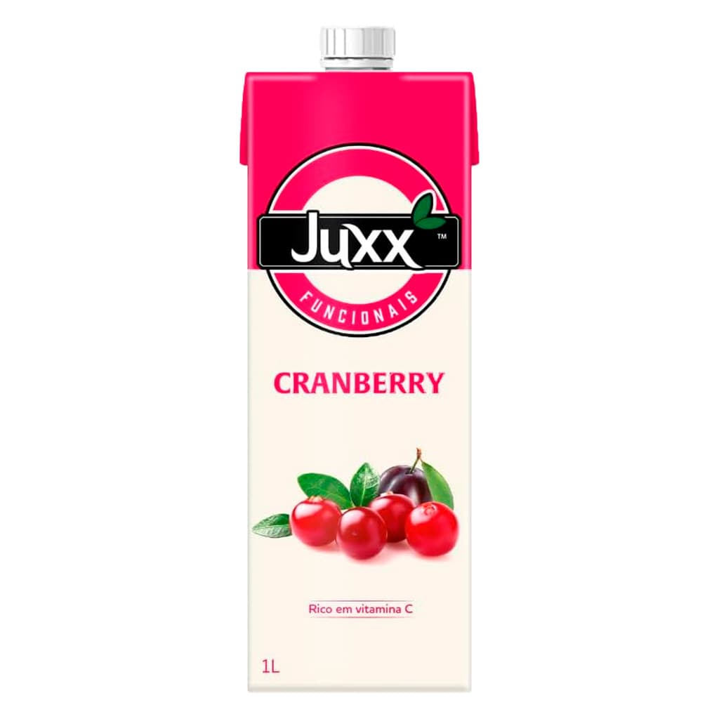 Suco ‎Juxx Funcionais de Cranberry 1l 1un