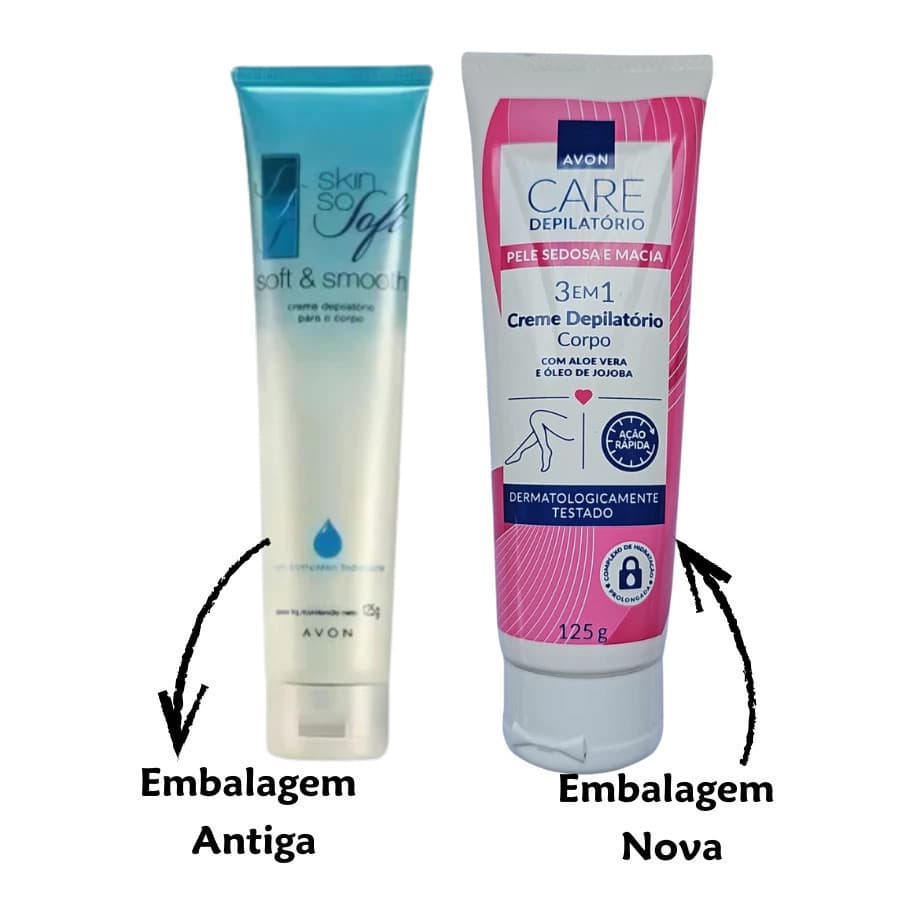 Creme Depilatório Avon Care 3 em 1