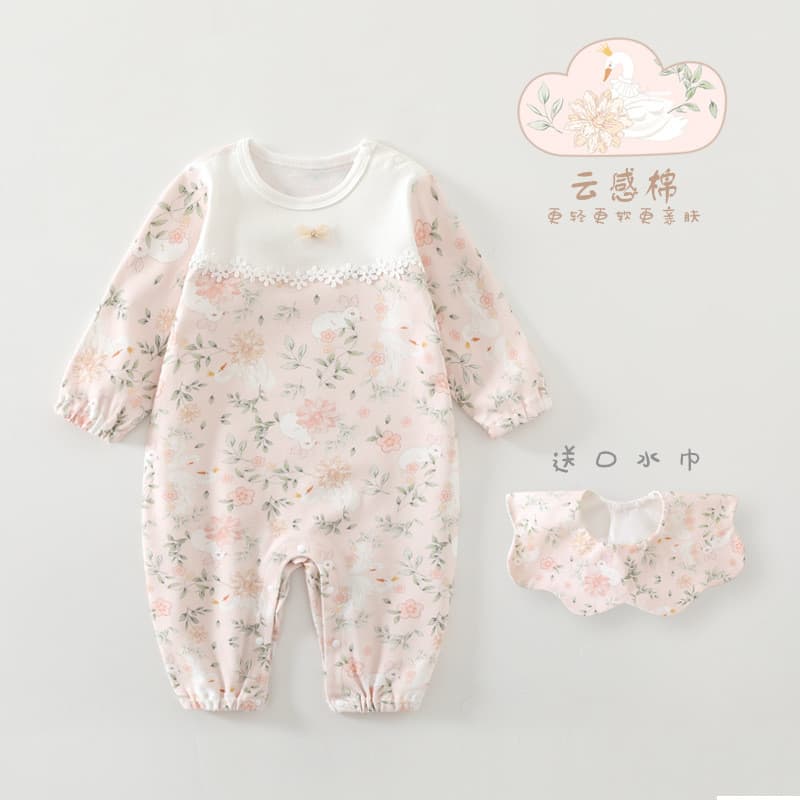 Macacão de bebê primavera outono roupas de bebê menina macacão quatro estações meninas primavera roupas de algodão macac