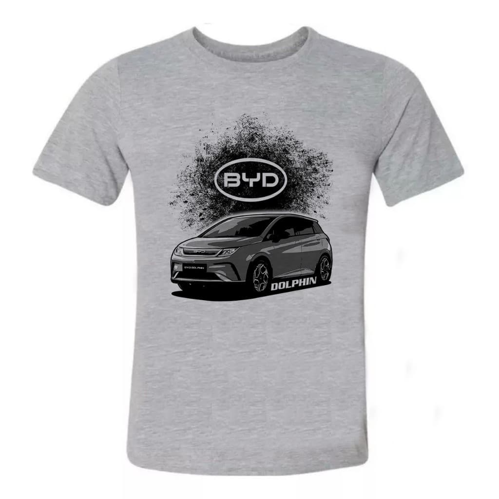 Camisetas para donos de carros eletricos BYD Dolphin