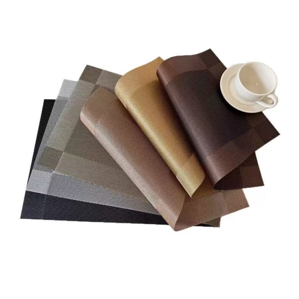 Jogo Americano de Mesa Antiderrapante Resistente ao Calor – Conjunto de 6 Peças para Refeições 45CM*35CM