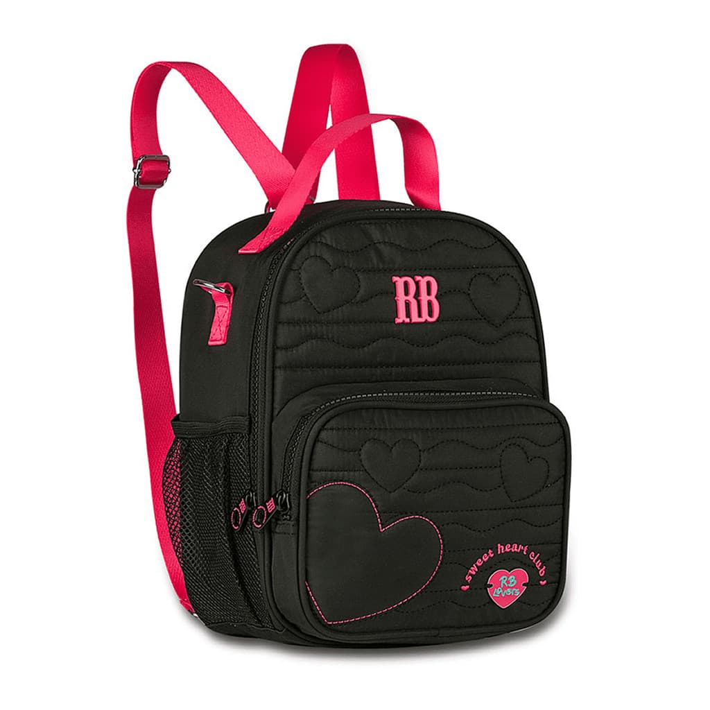 Lancheira Térmica 2 Em 1 Escolar Rebecca Bonbon Heart Beats Oficial