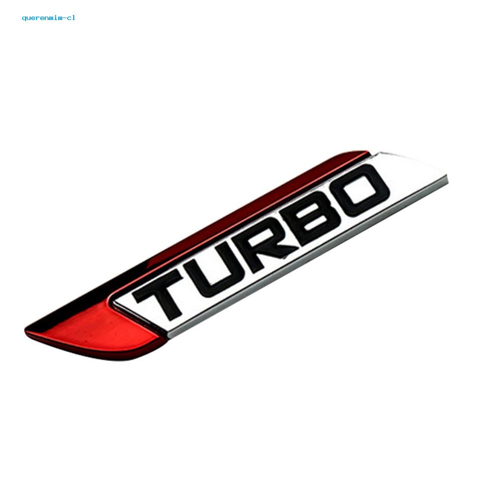 3D Metal TURBO Turbocharged Adesivo De Carro Logotipo Emblema Decalques De Estilo