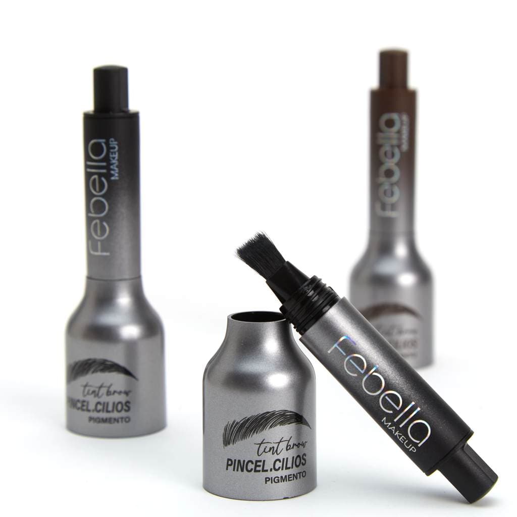 SOMBRA PARA SOBRANCELHAS TINT BROW COM PINCEL APLICADOR 3 CORES – FEBELLA MAKEUP